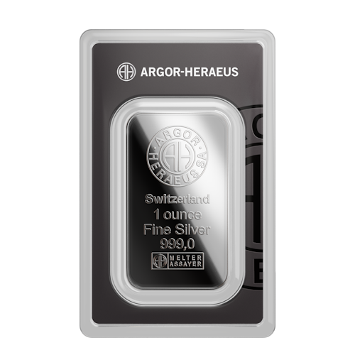 Silberbarren Argor-Heraeus neu 1 oz