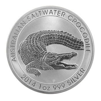 Salzwasser Krokodil Silber 1 oz 2014
