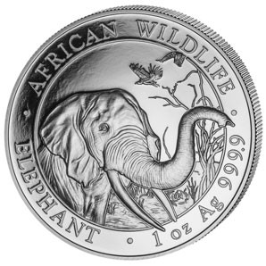 Somalia Elefant Silber 1 oz 2018