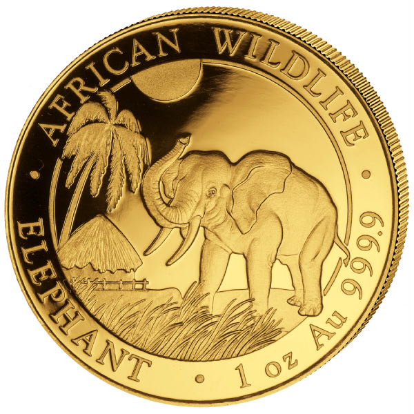 Somalia Elefant 2017 Gold 1 oz