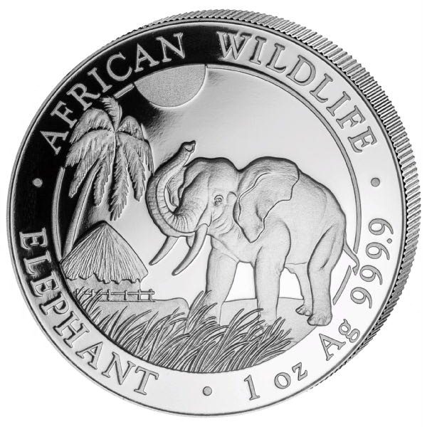 Somalia Elefant Silber 1 oz 2017
