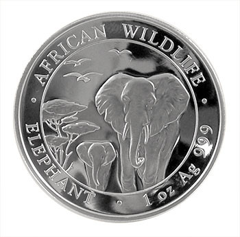 Somalia Elefant Silber 1 oz 2015