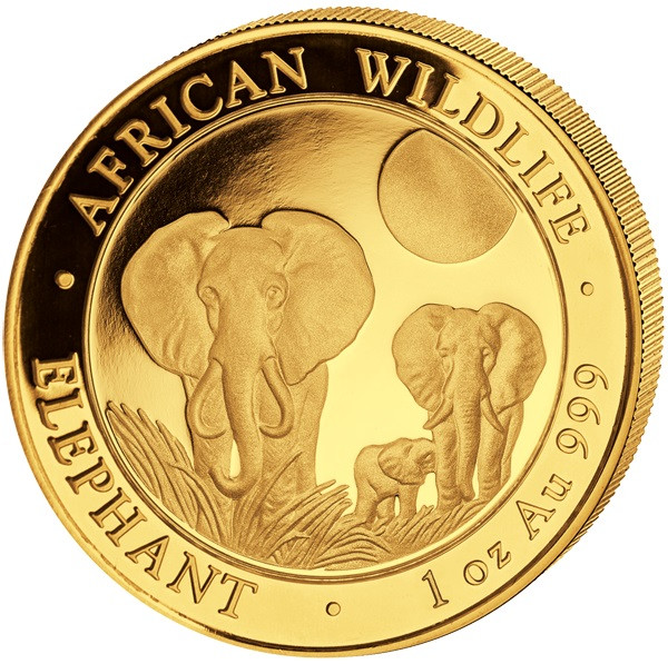 Somalia Elefant 2014 Gold 1 oz