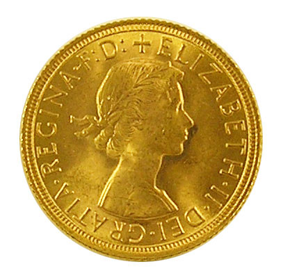 Sovereign 1 Pfund Elisabeth II Haarband