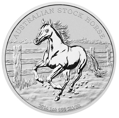 Stock Horse Silber 1 oz 2014