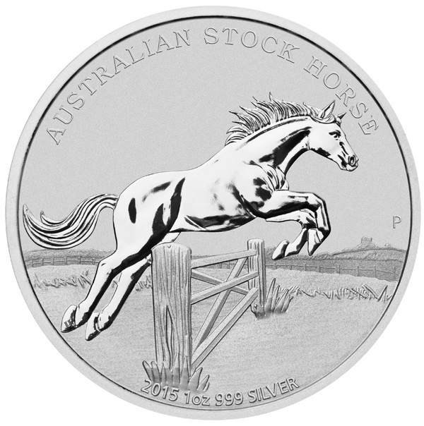 Stock Horse Silber 1 oz 2015