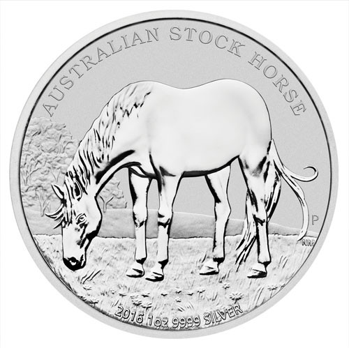 Stock Horse Silber 1 oz 2016