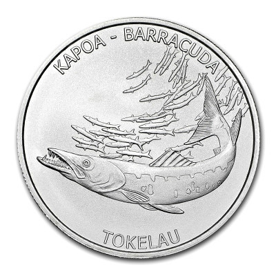 Tokelau - Barracuda Silber 1 oz 2017