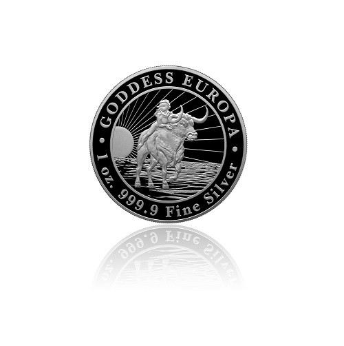 Tokelau - Goddess Europa Silber 1 oz 2022