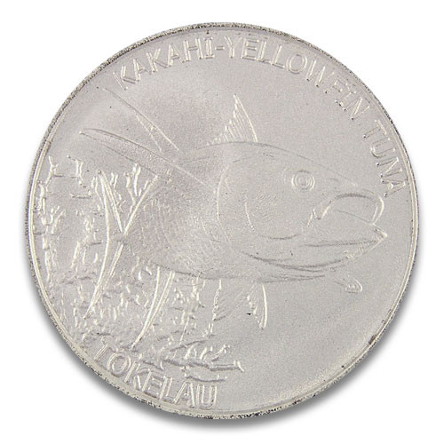 Tokelau - Tunfisch Silber 1 oz 2014