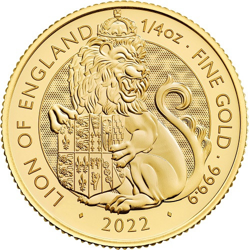 Tudor Beasts Lion Gold 1 oz 2022