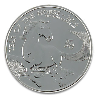 Lunar UK Pferd 2014 Silber 1 oz