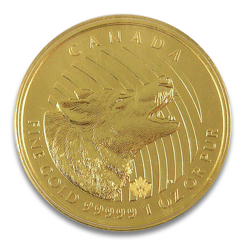 Maple Leaf Gold 1 oz  - Howling Wolf 2014