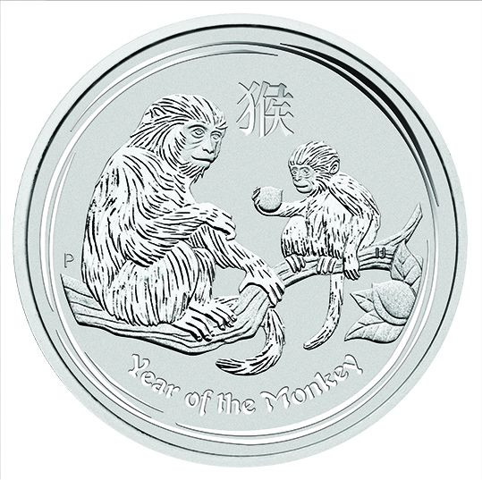 Lunar II Affe 2016 Silber 10 kg