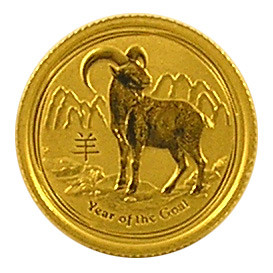 Lunar II Ziege 2015 Gold 1/10 oz