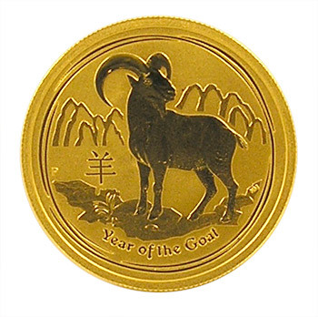 Lunar II Ziege 2015 Gold 1/2 oz