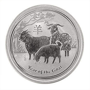 Lunar II Ziege 2015 Silber 1/2 oz