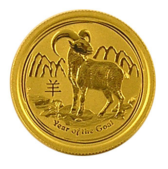 Lunar II Ziege 2015 Gold 1/4 oz