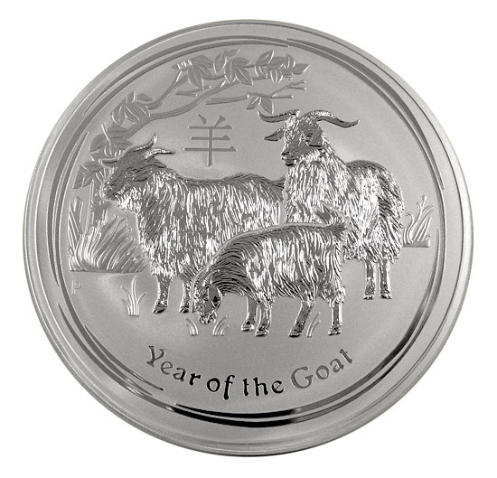 Lunar II Ziege 2015 Silber 10 kg