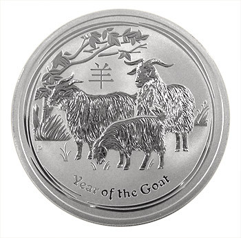 Lunar II Ziege 2015 Silber 2 oz