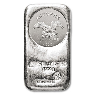 Münzbarren Andorra 1 kg