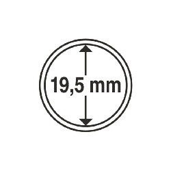 Münzkapsel Innendurchmesser 19,5 mm