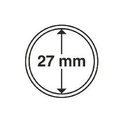 Münzkapsel Innendurchmesser 27 mm