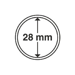Münzkapsel Innendurchmesser 28 mm