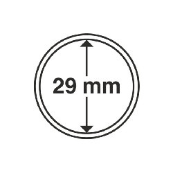 Münzkapsel Innendurchmesser 29 mm