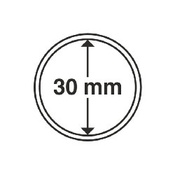 Münzkapsel Innendurchmesser 30 mm