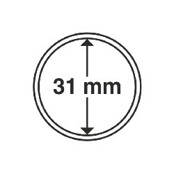Münzkapsel Innendurchmesser 31 mm