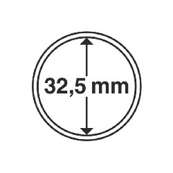 Münzkapsel Innendurchmesser 32,5 mm