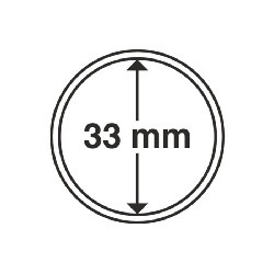 Münzkapsel Innendurchmesser 33 mm