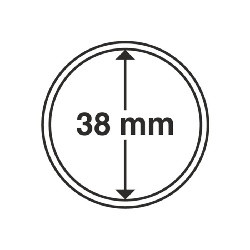 Münzkapsel Innendurchmesser 38 mm