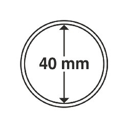 Münzkapsel Innendurchmesser 40 mm