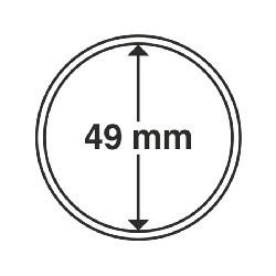 Münzkapsel Innendurchmesser 49 mm