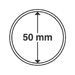 Münzkapsel Innendurchmesser 50 mm