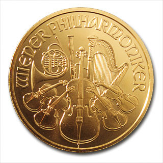 Wiener Philharmoniker Gold 1/2 oz verschiedene