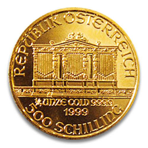 Wiener Philharmoniker Gold 1/4 oz verschiedene