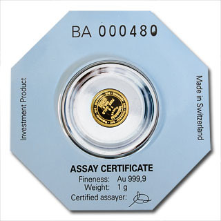 Goldrundbarren Valcambi 1g