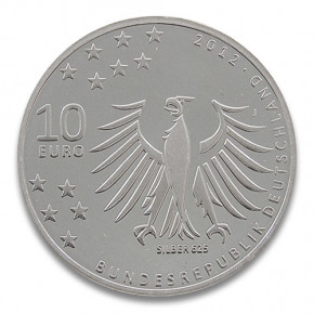 10 Euro BRD 150. Geburtstag Gerhart Hauptmann 2012 PP