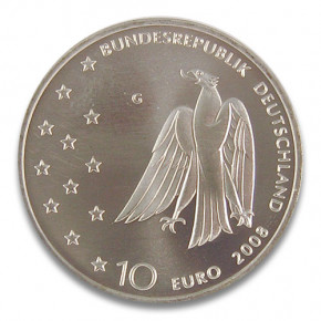 10 Euro BRD 125. Geburtstag Franz Kafka 2008