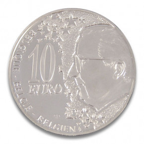 10 Euro Belgien Noord-Zuid Verbinding Bruessel 2002