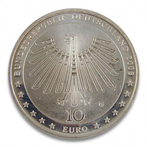 10 Euro BRD 200. Geburtstag Gottfried Semper 2003