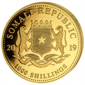 Somalia Elefant 2019 Gold 1 oz