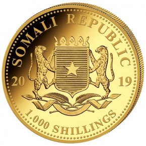 Somalia Leopard 2019 Gold 1 oz