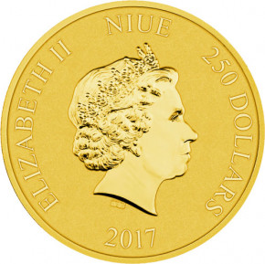 Niue - Lunar Hahn Gold 1 oz 2017