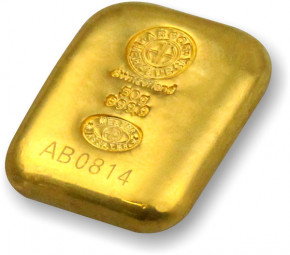 Goldbarren Argor-Heraeus gegossen 50 g