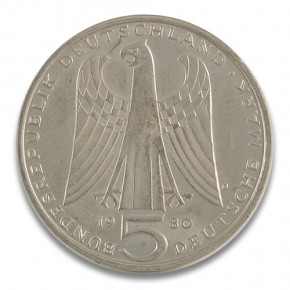 5 DM 750. Todestag Walther von der Vogelweide 1980