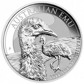 Emu Australien 2022 Silber 1 oz